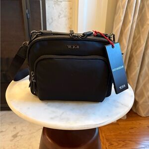 TUMI Teghan Black Crossbody Bag